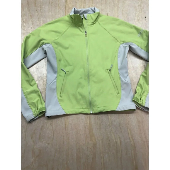 MARMOT Windstopper Green Soft Shell Jacket Women’s Medium M Active Exercise - Picture 1 of 8